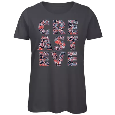 Motiv: Organic Lady T-Shirt - creasteve Thumbnails (Tupfer) 