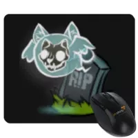 Motiv: Mousepad Textil - Ghostcat - bestimme auf Wunsch Details wie Produkt, Grösse, Farbe und Position selbst ! Motiv: Mousepad Textil - Ghostcat