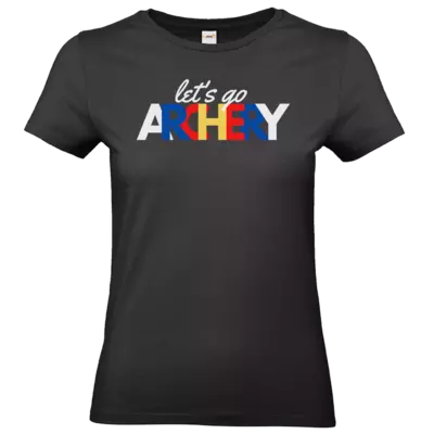 Motiv: T-Shirt Damen Premium FAIR WEAR - lets go archery 