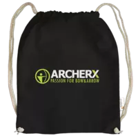 Motiv: Cotton Gymsac - archerx Logo - bestimme auf Wunsch Details wie Produkt, Grösse, Farbe und Position selbst ! Motiv: Cotton Gymsac - archerx Logo