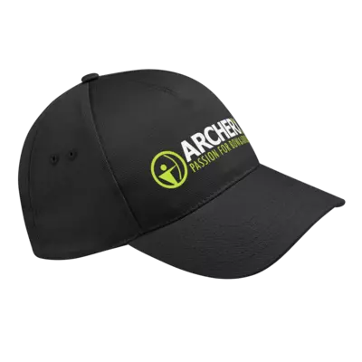 Motiv: 5 Panel Cap Curved Basic - archerx Logo 