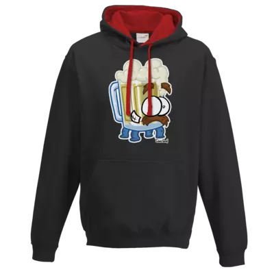 Motiv: Two-Tone Hoodie - Biertier 