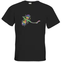 Motiv: T-Shirt Premium - Rainbow Dragon ohne Schrift 