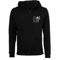 Motiv: Heavy Zip-Hoodie - Aventuria - Grimmiger Yeti - bestimme auf Wunsch Details wie Produkt, Grösse, Farbe und Position selbst ! Motiv: Heavy Zip-Hoodie - Aventuria - Grimmiger Yeti