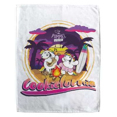 Motiv: Handtuch Fullprint - Cookiefornia - Beach 