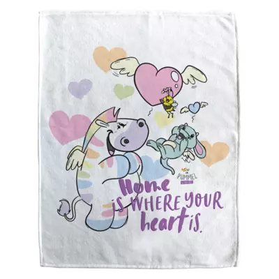 Motiv: Handtuch Fullprint - Zebrasus & Mooh - Heart 