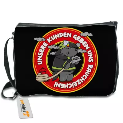 Motiv: Schultertasche - Beruf Feuerwehr - Grummeleinhorn 