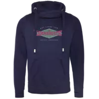 Motiv: Cross Neck Hoodie - Aus Liebe zum Klemmbaustein (Pistachio Purple) 