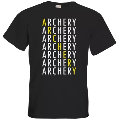 Motiv: T-Shirt Premium - archery all over 