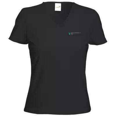 Motiv: T-Shirt Damen V-Neck Classic - Logolinie 