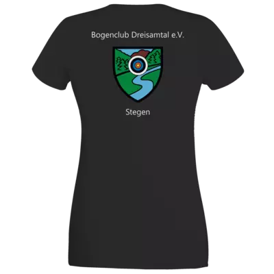 Motiv: T-Shirt Damen V-Neck Classic - Logolinie  - Bild 2