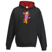 Motiv: Two-Tone Hoodie - Katzenohren-Hoodie 