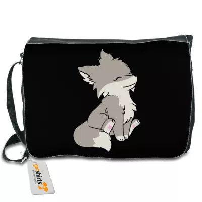 Motiv: Schultertasche - Wolfi 