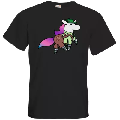 Motiv: T-Shirt Premium - Bayern Hörnchen 