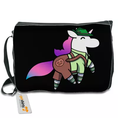 Motiv: Schultertasche - Bayern Hörnchen 