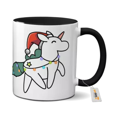 Motiv: Tasse farbig - Weihnachtshörnchen