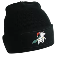 Motiv: Patch Beanie - Weihnachtshörnchen - bestimme auf Wunsch Details wie Produkt, Grösse, Farbe und Position selbst ! Motiv: Patch Beanie - Weihnachtshörnchen