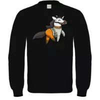 Motiv: Sweatshirt FAIR WEAR - Hannibal Hörnchen - bestimme auf Wunsch Details wie Produkt, Grösse, Farbe und Position selbst ! Motiv: Sweatshirt FAIR WEAR - Hannibal Hörnchen
