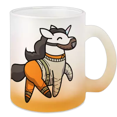 Motiv: Color Glas Mug - Hannibal Hörnchen