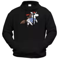Motiv: Hoodie Premium FAIR WEAR - Piratenhörnchen - bestimme auf Wunsch Details wie Produkt, Grösse, Farbe und Position selbst ! Motiv: Hoodie Premium FAIR WEAR - Piratenhörnchen