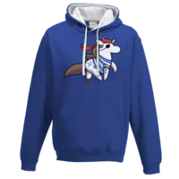 Motiv: Two-Tone Hoodie - Piratenhörnchen - bestimme auf Wunsch Details wie Produkt, Grösse, Farbe und Position selbst ! Motiv: Two-Tone Hoodie - Piratenhörnchen