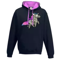 Motiv: Two-Tone Hoodie - Mumienhörnchen 