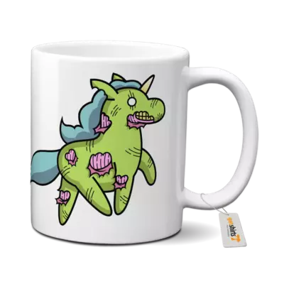 Motiv: Tasse - Zombiehörnchen 