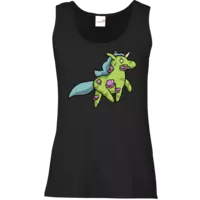Motiv: Tank Top Damen Classic - Zombiehörnchen - bestimme auf Wunsch Details wie Produkt, Grösse, Farbe und Position selbst ! Motiv: Tank Top Damen Classic - Zombiehörnchen