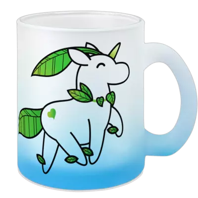 Motiv: Color Glas Mug - Naturhörnchen