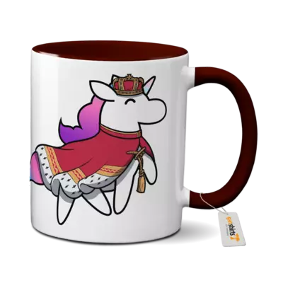 Motiv: Tasse farbig - Königshörnchen 
