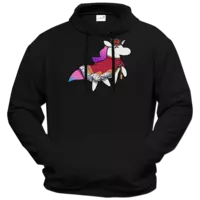 Motiv: Hoodie Premium FAIR WEAR - Königshörnchen - bestimme auf Wunsch Details wie Produkt, Grösse, Farbe und Position selbst ! Motiv: Hoodie Premium FAIR WEAR - Königshörnchen