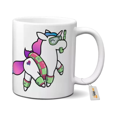 Motiv: Tasse - Beach Hörnchen 