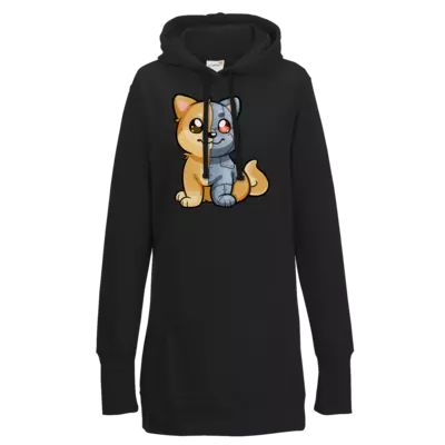 Motiv: Lady Longline Hoodie - DarkShirah Logo 