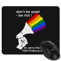 Motiv: Mousepad Textil - CSD Freiburg - 2019 - bestimme auf Wunsch Details wie Produkt, Grösse, Farbe und Position selbst ! Motiv: Mousepad Textil - CSD Freiburg - 2019