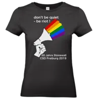 Motiv: T-Shirt Damen Premium FAIR WEAR - CSD Freiburg - 2019 - bestimme auf Wunsch Details wie Produkt, Grösse, Farbe und Position selbst ! Motiv: T-Shirt Damen Premium FAIR WEAR - CSD Freiburg - 2019