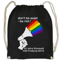 Motiv: Cotton Gymsac - CSD Freiburg - 2019 - bestimme auf Wunsch Details wie Produkt, Grösse, Farbe und Position selbst ! Motiv: Cotton Gymsac - CSD Freiburg - 2019