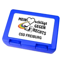 Motiv: Brotzeitbox - Mein Herz schlägt gegen Rechts - bestimme auf Wunsch Details wie Produkt, Grösse, Farbe und Position selbst ! Motiv: Brotzeitbox - Mein Herz schlägt gegen Rechts