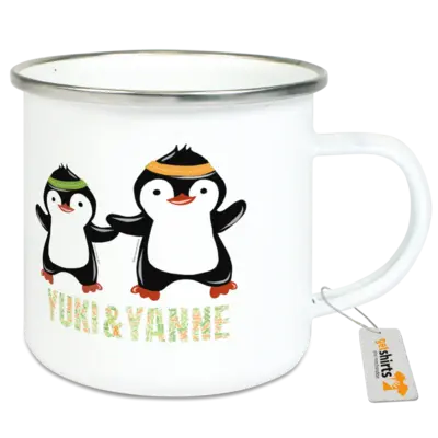 Motiv: Emaille-Tasse