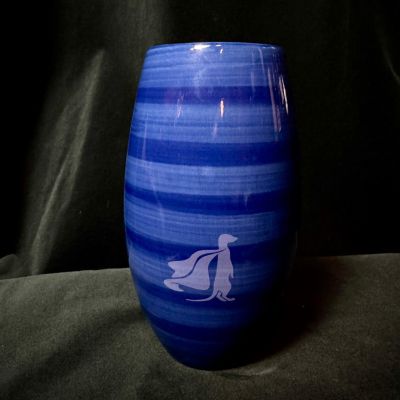 Vase - Blau (Handbemalt)