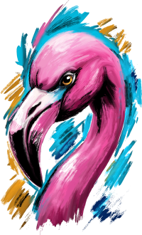 Motiv: Flamingo Pop-Art