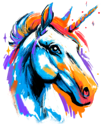 Motiv: Einhorn Pop-Art