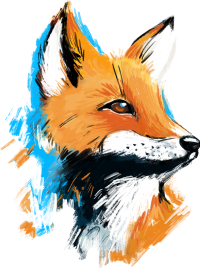 Motiv: Fuchs Pop-Art