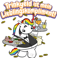 Pummeleinhorn-Beruf-Kellner