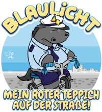 Motiv: Grummeleinhorn-Beruf-Polizist