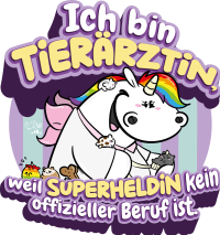 Motiv: Pummelfee - Beruf - Tierärztin