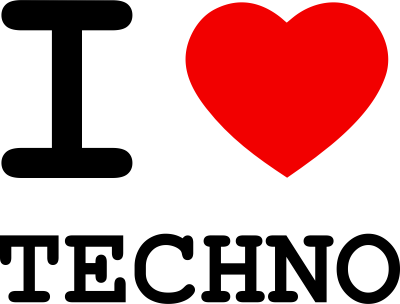 I love sales techno hoodie